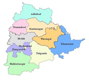 Hyderabad District Map With Mandals And Villages Directorate Of Economic And Statistics